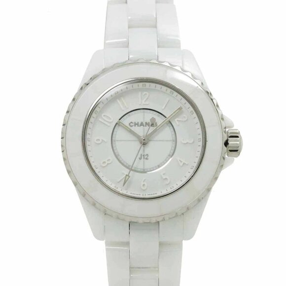 CHANEL J12 Phantom H6345 Quartz White Dial Ladies Watch 90244796 - Picture 1 of 7